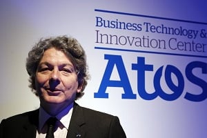 Thierry Breton est le PDG d’Atos. En 2013, le groupe français a réalisé un chiffre d’affaires de 8,6 milliards d’euros. © AFP