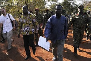 Comparution du rebelle ougandais de la LRA Dominic Ongwen devant la CPI © AFP