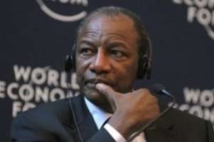 Alpha Condé est le président de la République de Guinée. © Eric Piermont/AFP/Archives