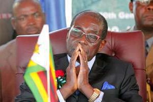 Robert Mugabe, président du Zimbabwe. © AFP