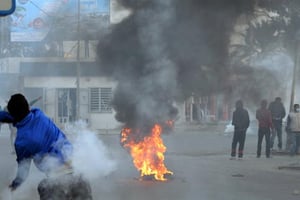 Tunisie: le sud du pays en grève après des heurts avec la police © AFP