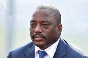 Joseph Kabila, le 3 février 2015 à Bata, en Guinée équatoriale. © AFP/Carl De Souza