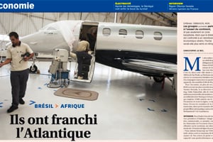 À Sao José des Campos, sur le site de fabrication des avions Embraer. © Adi Leite pour J.A.