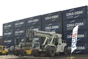La nouvelle plateforme logistique de CMA CGM à Douala. © CMA CGM