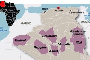 Sept bassins susceptibles de renfermer d’importants gisements de gaz non conventionnels ont été identifiés en Algérie. DR
