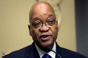 Le président sud-africain Jacob Zuma, en 2011. © Rodger Bosch/AFP
