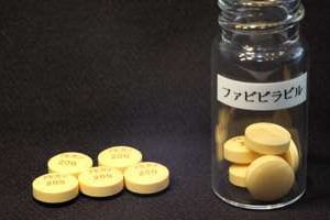 Des comprimés d’Avigan, un antiviral japonais testé en Guinée contre Ebola. © Fujifilm/AFP