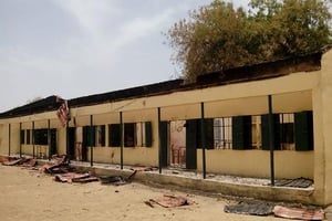 Nigeria: la reconstruction du lycée d’où 200 jeunes filles ont été enlevées a commencé © AFP