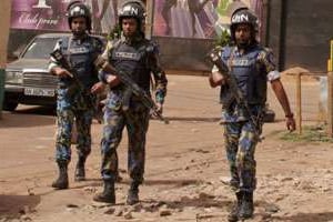 La sécurité a été renforcée à Bamako, après l’attentat du 7 mars. © Harouna Traore/AP