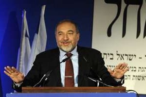 Avigdor Lieberman est connu pour ses déclarations anti-arabes © AFP
