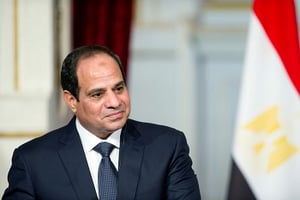 Le président égyptien Abdel Fattah al-Sissi © Alain Jocard / AFP.