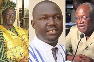 Les trois « outsiders » de la présidentielle togolaise. © Montage / J.A.