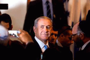 Le premier ministre, Benjamin Netanyahou. © Menahem Kahana/AFP