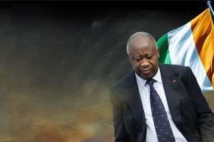 La chute de la maison Gbagbo. © Montage J.A. Kambou SIA/AFP; Renaud Vandermeeren ; Peter Dejong/AP/SIPA