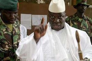 Le président gambien Yahya Jammeh. © AFP