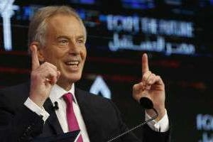 Tony Blair a annoncé son départ du poste d’envoyé spécial du Quartet pour le Proche-Orient. © Hassan Ammar/AP/SIPA