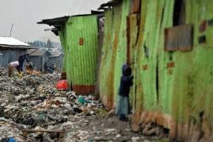 Plongez au coeur de l’un des plus gros bidonvilles de Nairobi avec Bingo’s Run. © Tony Karumba/AFP