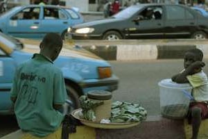 Scène de rue à Akure, dans l’État d’Ondo, au Nigeria. © Pius Utomi Ekpei/AFP
