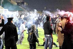 Les émeutes du stade de Port-Saïd ont fait 74 morts en 2012.. © AP/SIPA