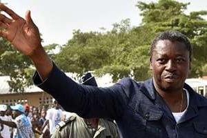 Le président togolais sortant, Faure Gnassingbé. © AFP