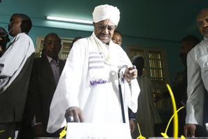 Le président soudanais, Omar el-Béchir. © ASHRAF SHAZLY/AFP