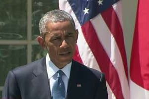 Barack Obama en conférence de presse à Washington, le 28 avril 2015. © Capture d’écran Youtube