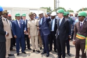Eneo a inauguré le 28 avril à Douala une centrale électrique de 50 MW. © Marion Douet / J.A