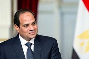 Le président égyptien al-Sissi. © Alain Jocard/AFP