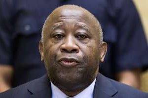 Le 30 avril à Mama, les partisans de Laurent Gbagbo l’ont déclaré président du FPI. © Michael Kooren/AP/SIPA