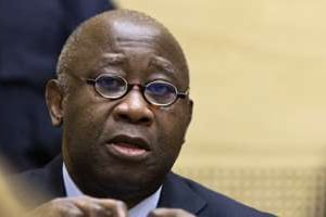 Laurent Gbagbo à La Haye, le 19 février 2013. © Michael Kooren/AP/SIPA
