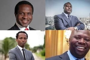 Tonye Cole, Willy Etoka,Ibrahim Fondio et Lucien Ebata. © Montage JA