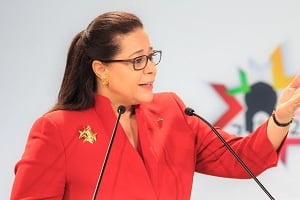 Meriem Bensalah Chaqroun est la première femme à diriger le principal syndicat patronal marocain. © Meriem Bensalah/Twitter