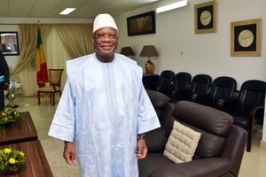 Ibrahim Boubacar Keïta, président du Mali. © Emmanuel Daou Bakary/J.A.
