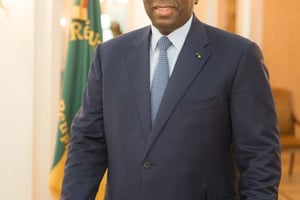 Macky Sall, le président sénégalais. © Youri Lenquette / J.A.