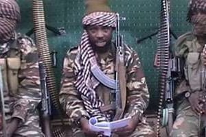 Abubakar Shekau, chef de Boko Haram, dans une vidéo de propagande. © Capture d’écran/AFP