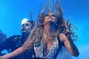 Jennifer Lopez au festival Mawazine 2015. © Abdeljalil Bounhar/AP/SIPA