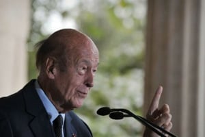 L’ex président Valéry Giscard d’Estaing, en septembre 2013. © Louisa Gouliamaki/AFP