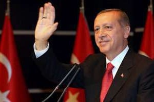 Recep Tayyip Erdogan, élu président le 10 août 2014. © Adem Altan/AFP