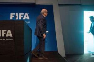 Sepp Blatter à Zurich le 2 juin 2016, après avoir annoncé sa démission. © Valeriano Di Domenico/AFP