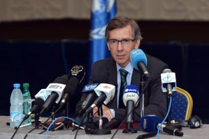 L’émissaire de l’Onu pour la Libye, Bernardino Leon, le 3 juin 2015 à Alger. © AFP