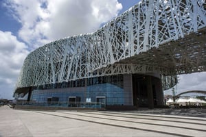 Le Mémorial ACTe, le 8 mai 2015. © Nicolas Derne/AFP