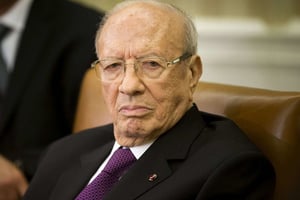 Le président tunisien Beji Caïd Essebsi. © Pablo Martinez Monsivais/AP/SIPA