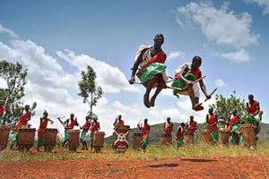 Le rituel burundais de l’ingoma a été classé au patrimoine immatériel de l’Unesco en novembre 2014. © Carl de Souza/AFP