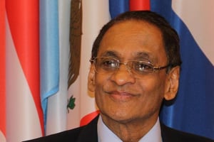 Seetanah Lutchmeenaraidoo, ministre mauricien des Finances. © DR