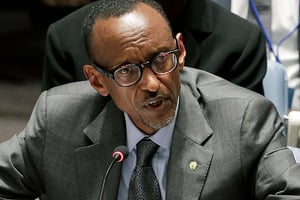 Le président Paul Kagamé le 24 septembre 2014 aux Nations unies, à New-York. © Julie Jacobson/AP/SIPA
