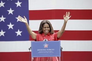 Michelle Obama, en Italie, le 19 juin 2015 © Antonio Calanni/AP/SIPA