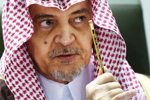 Saoud 
Al Fayçal, qui 
fut le ministre saoudien 
des Affaires étrangères quatre décennies durant, jusqu’en avril. © FAYEZ NURELDINE/AFP