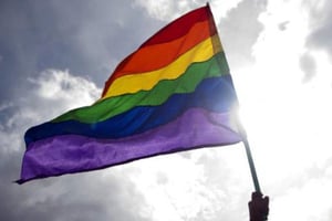 Le drapeau arc-en-ciel, symbole de la communauté  LGBT. © AFP