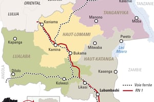 Avec 496871 km2, soit plus de 21 % de la RD Congo, le Katanga est plus étendu que la plupart des pays du continent © J.A.