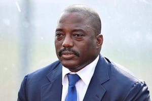 Le président congolais Joseph Kabila à Bata, en Guinée Equatoriale, le 3 février 2015. © Carl de Souza/AFP